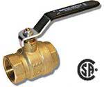1" Premium Brass Ball Valve - Reduced port - 400WOG - Factory Direct Hose