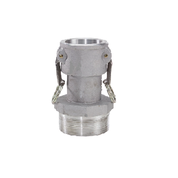 2" Female Camlock x 3" Male Pipe Adapter - Aluminum