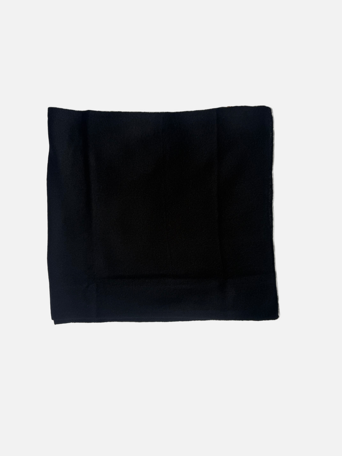 The Overlook Cashmere Scarf - Shadow Black
