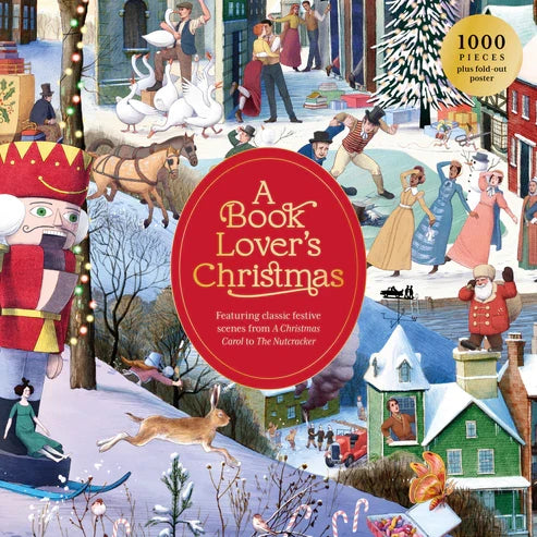 A Book Lover's Christmas Puzzle 1000 Piece