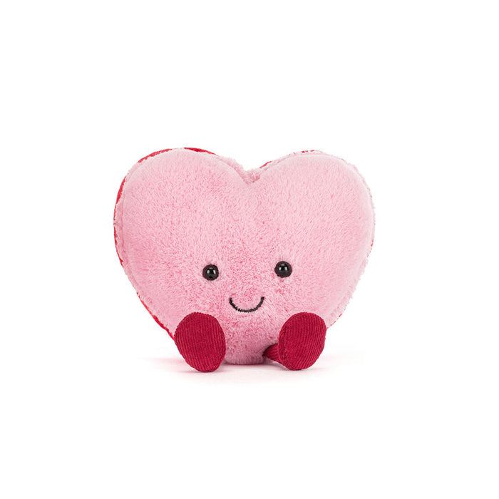 Amuseables Colette Pink Heart Macaron