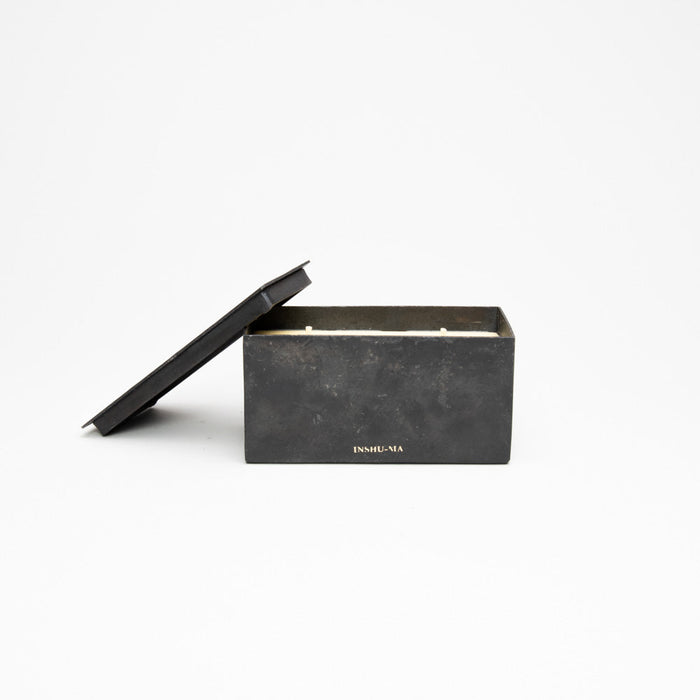 Bougie Black Block - Terre Noire / White Wax