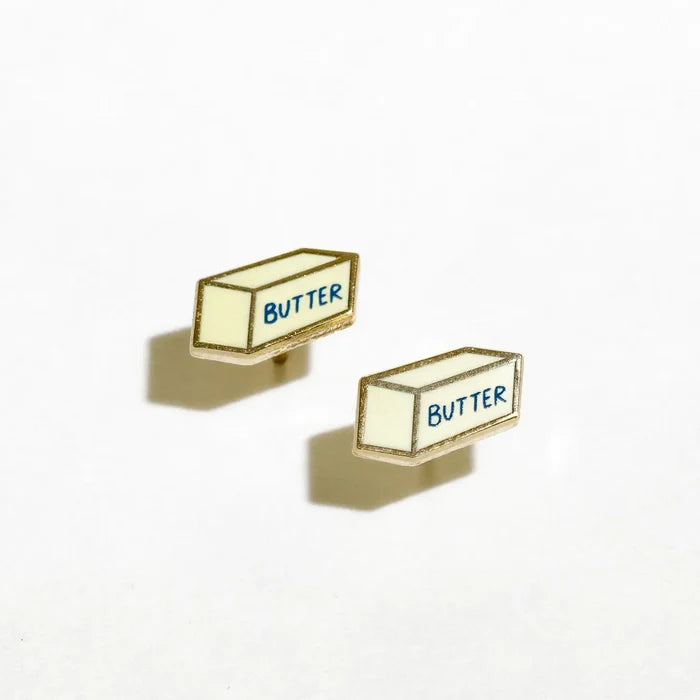 Butter Enamel Studs