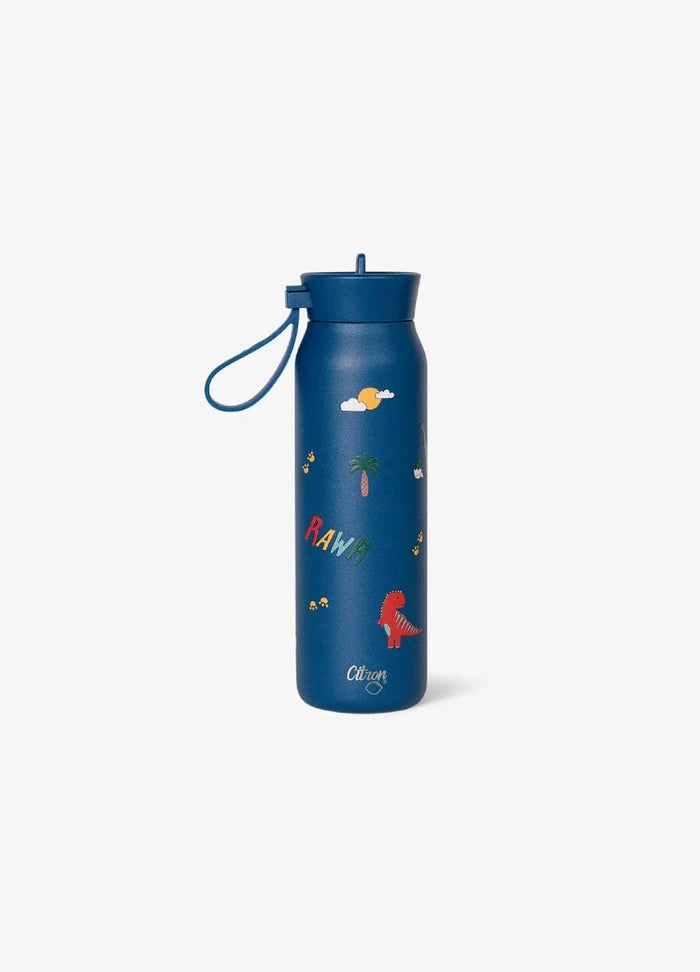 Citron Dino Water Bottle - 350 ml