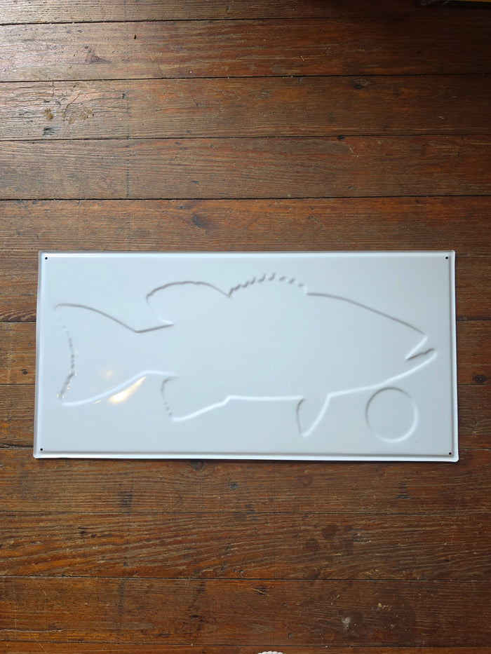 Commonwealth of Pennsylvania Board of Fish Commissioners metal sign