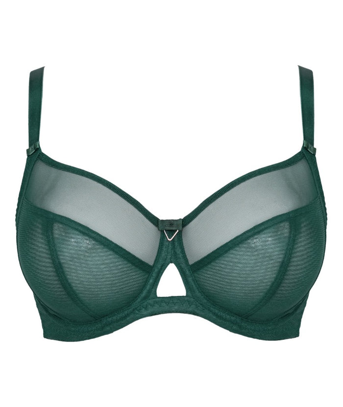 Curvy Kate Victory Balcony Bra - Forest Green