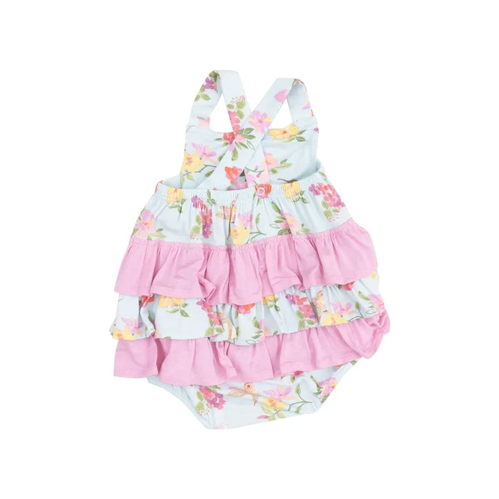 Cute Hummingbirds | Ruffle Sunsuit