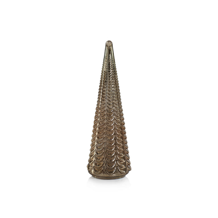 Davos LED Antique Tree - Gold - Holiday Decor by Carlyle Avenue