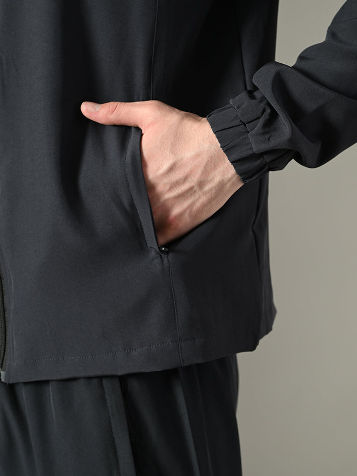 Dpassion Men Hooded Training Jacket Black Activewear Performance Fit - Dpassion