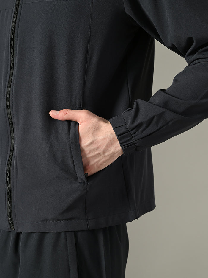Dpassion Men Hooded Training Jacket Lightweight Performance Activewear - Dpassion