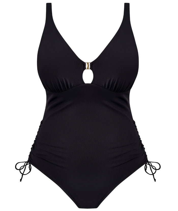 Fantasie Merissa Non Wired Plunge Swimsuit - Black