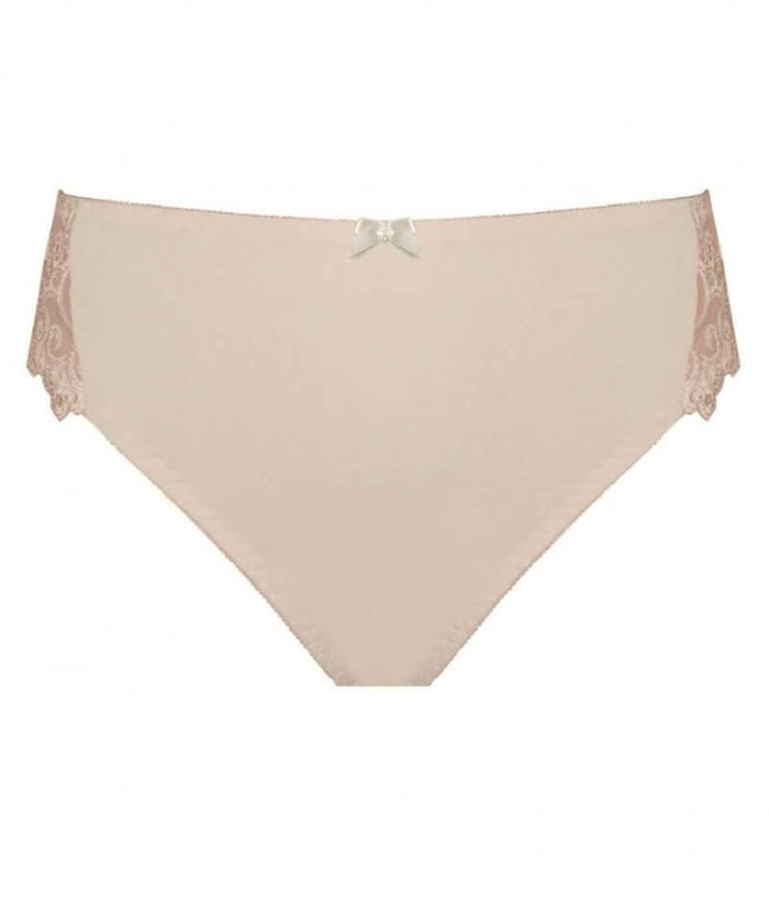 Fayreform Coral High Cut Brief - Latte Knickers