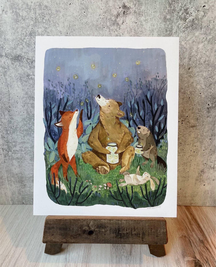 Firefly Night Print