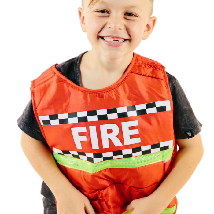 Fireman Vests - letsdressup.com.au - Boys Dress Ups
