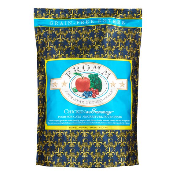 Fromm Four Star Chicken Au Frommage Dry Cat Food 4lb - Paw Naturals