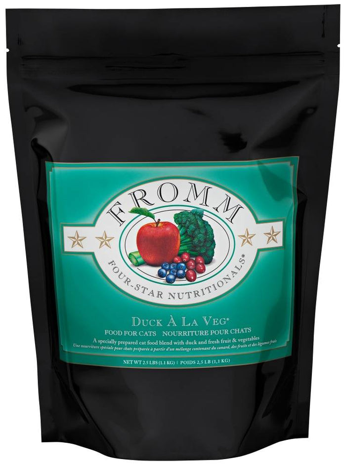 Fromm Four Star Duck A La Veg Dry Cat Food 5LB - Paw Naturals