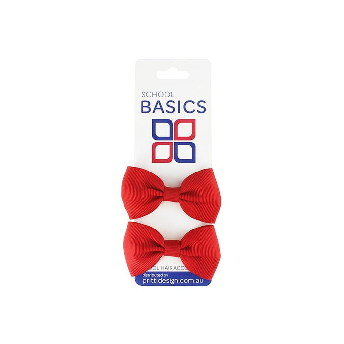 Hair Elastic with Bow (pair)