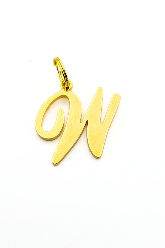 Gold initial letter pendant jewelry tag for dogs, pet ID tag for small and big dogs, bling for dogs, charms for dogs