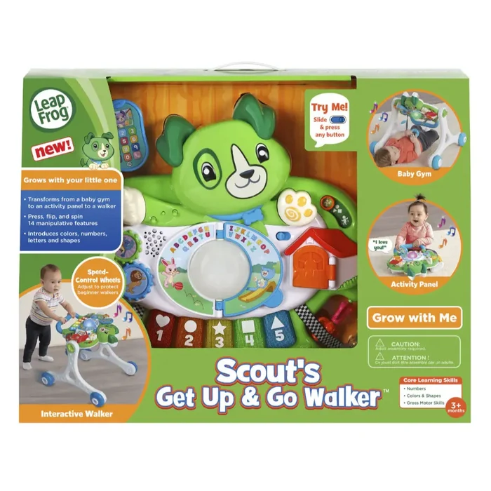 LeapFrog Scout's Get Up & Go Walker 3-in-1 Learning Toy