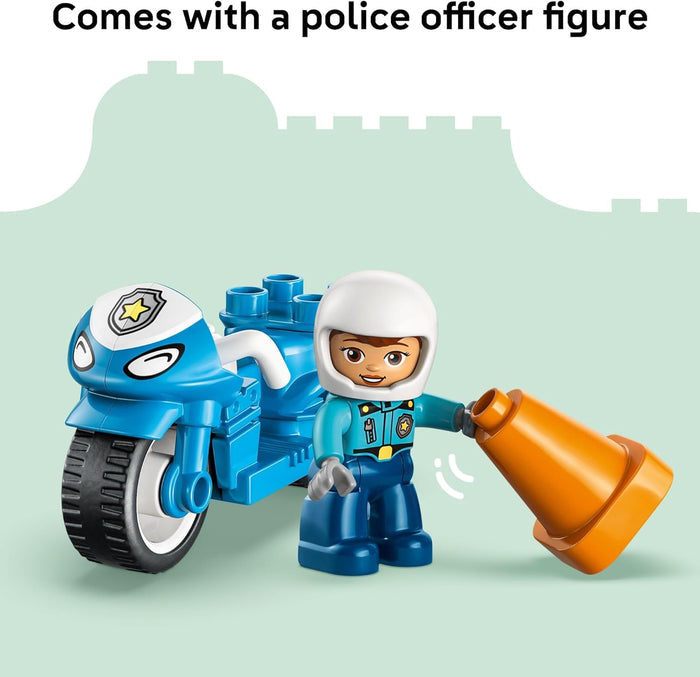 Lego 10471 - Duplo Blue Police Motorcycle