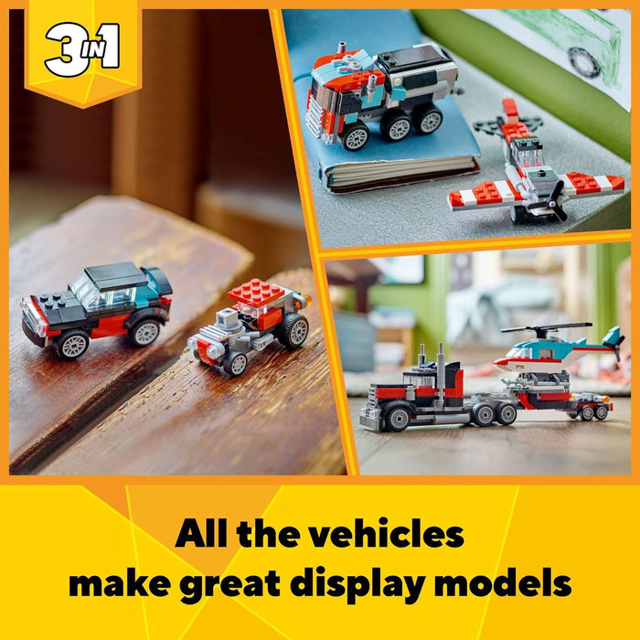 Lego 31146 - Creator Flatbed Truck with Helicopter