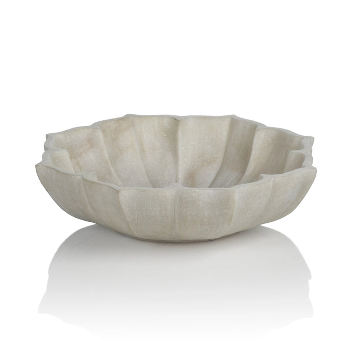 Lotus Marble Bowl - BOWL by Carlyle Avenue