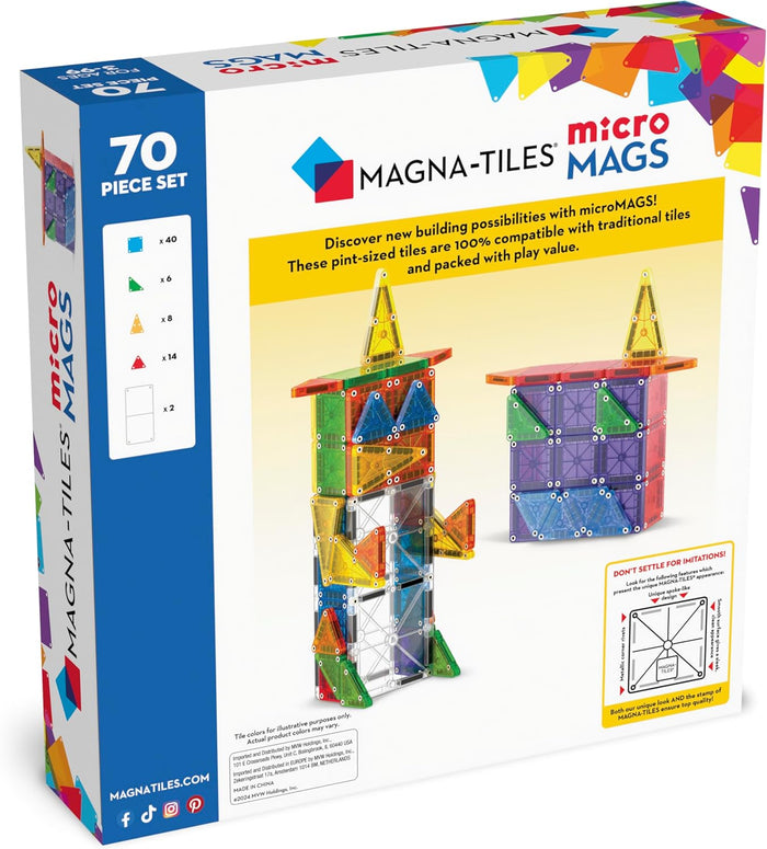 Magna Tiles microMAGS 70 Piece Set