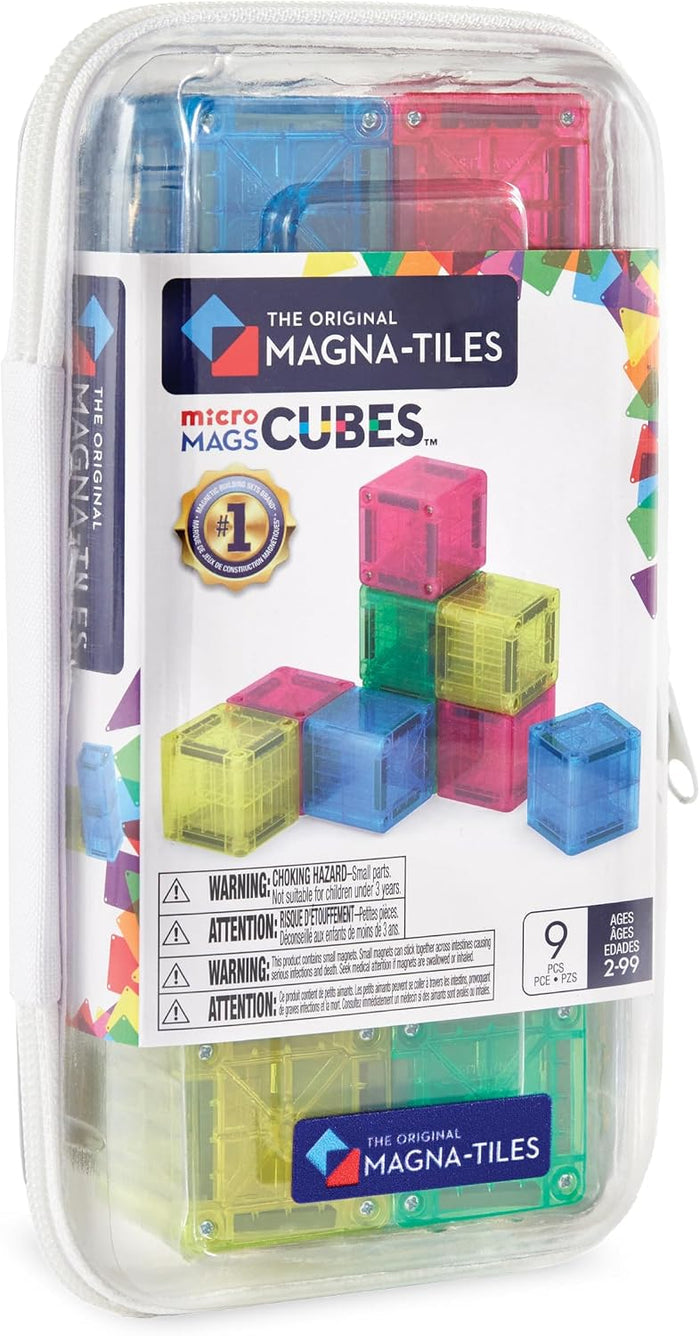 Magna Tiles microMAGS Cubes 9 Piece Set
