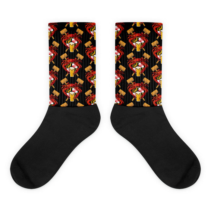 Maryland Crab Feast Crest - Socks