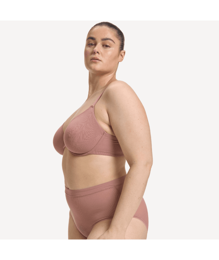 Nala Mesh Underwire Bra - Desert Dust
