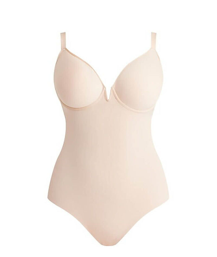 Nancy Ganz Sheer Infinity Bodysuit - Warm Taupe Shapewear