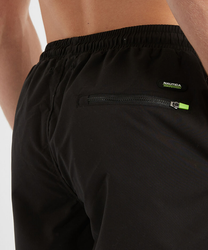 Nautica Competition Buton 6” Swim Shorts (Black)