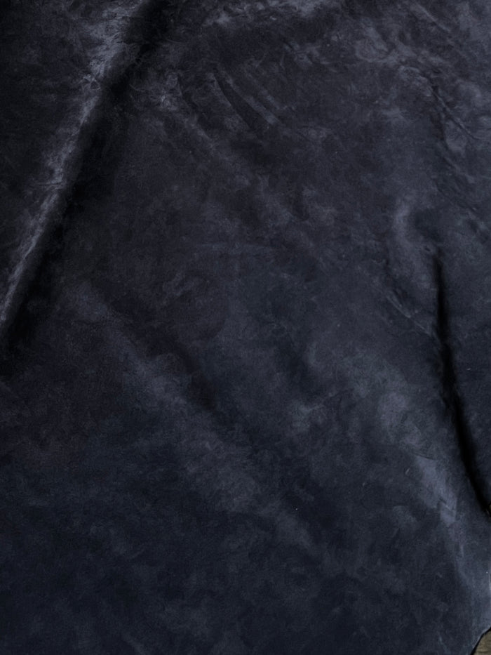 Navy Cow Suede alternate view showing color and surface finish