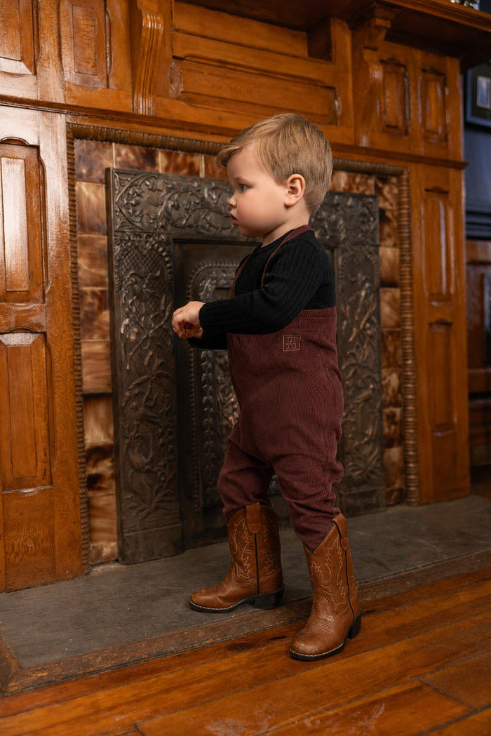one piece corduroy - burgundy