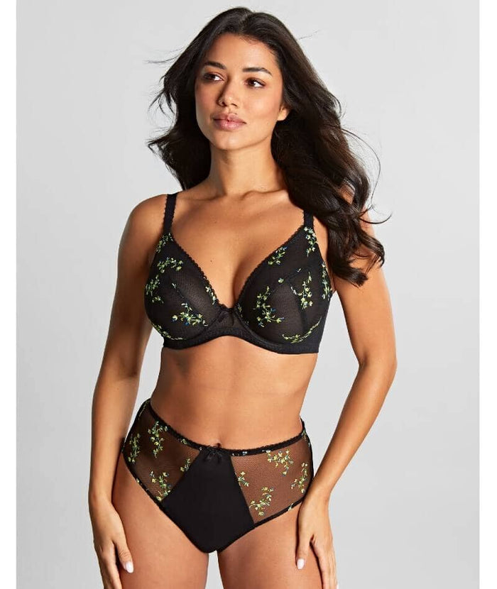 Panache Meadow Deep Brief - Black Knickers