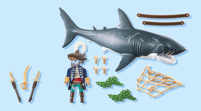 Playmobil 71793 - Giant Shark with Pirate