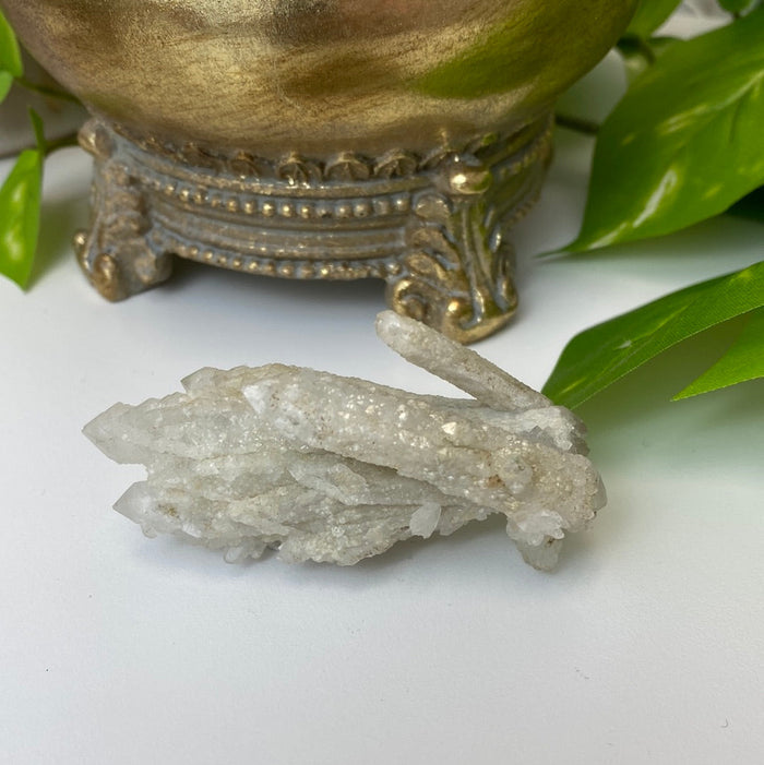 Quartz after Danburite Crystal Point 2.75” x 1”