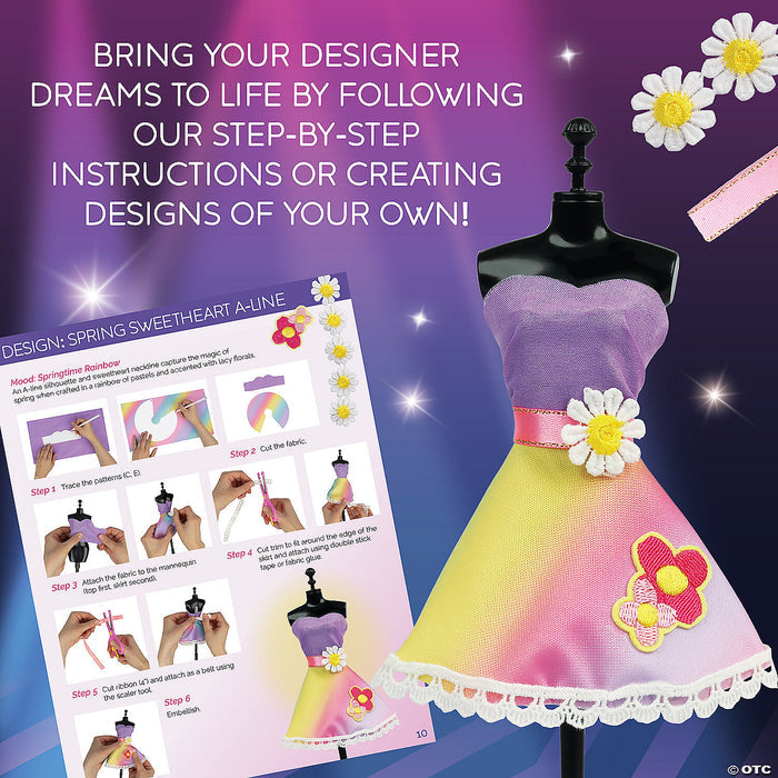 Step-by-Step instruction guide on a purple background