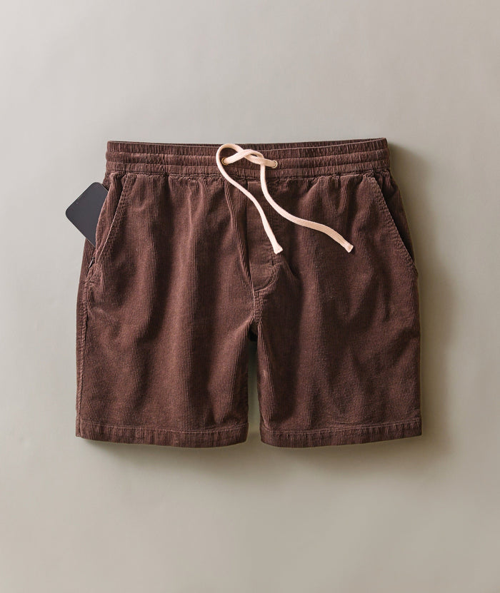 Saturday Corduroy Short 6" - Dark Brown