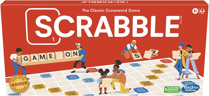 Scrabble Box on a white background