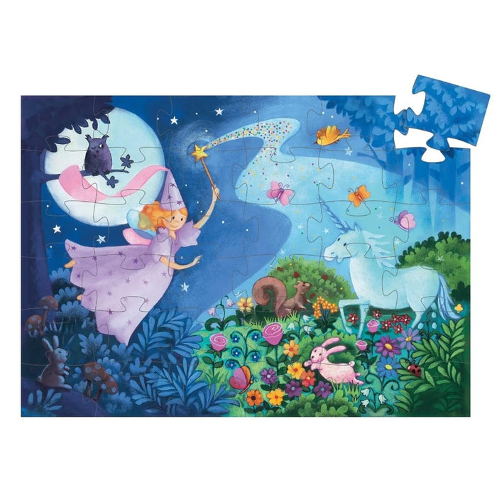 Silhouette The Fairy and The Unicorn 36pc Puzzle