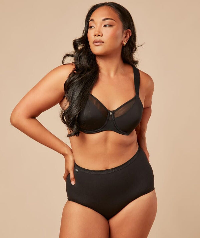 Sloggi Maxi Brief 2 Pack - Black Knickers