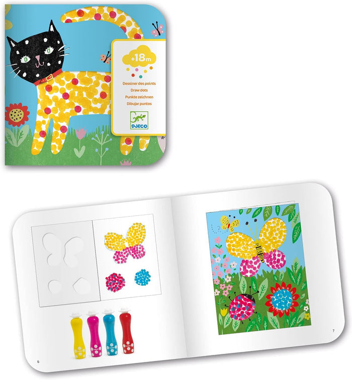 Small Dots Mess Free Painting Set