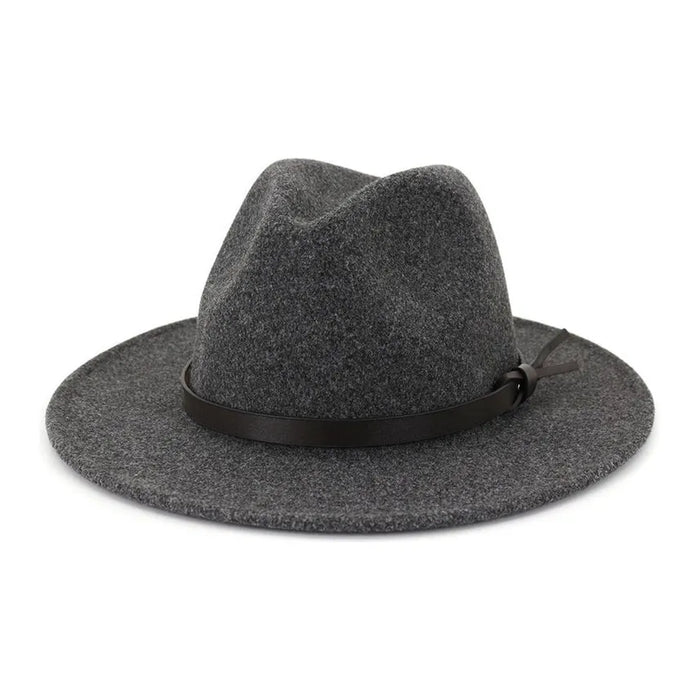 Sole Terra Accessories Autumn And Winter Classic Flat Brim Jazz Hat