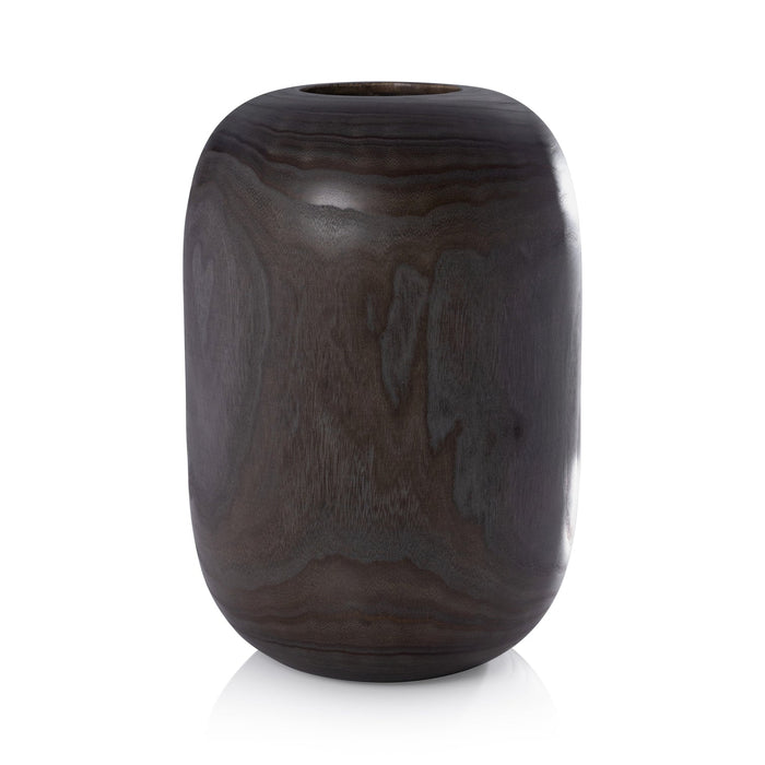 Sylva Decortive Wood Vase - Vases by Carlyle Avenue