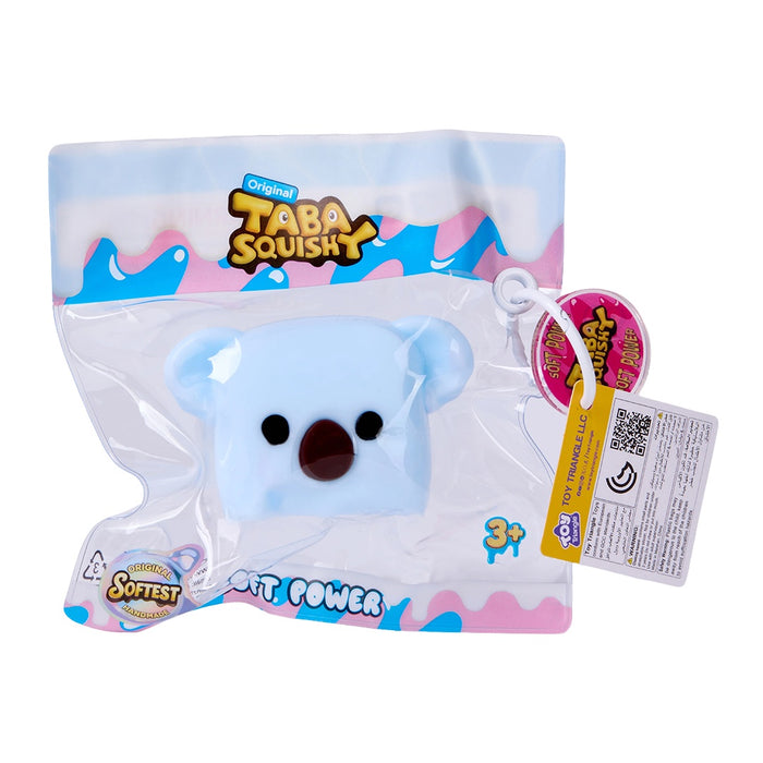 Taba Squishy Blue Koala Cube - Soft Sensory Fidget Toy for Kids