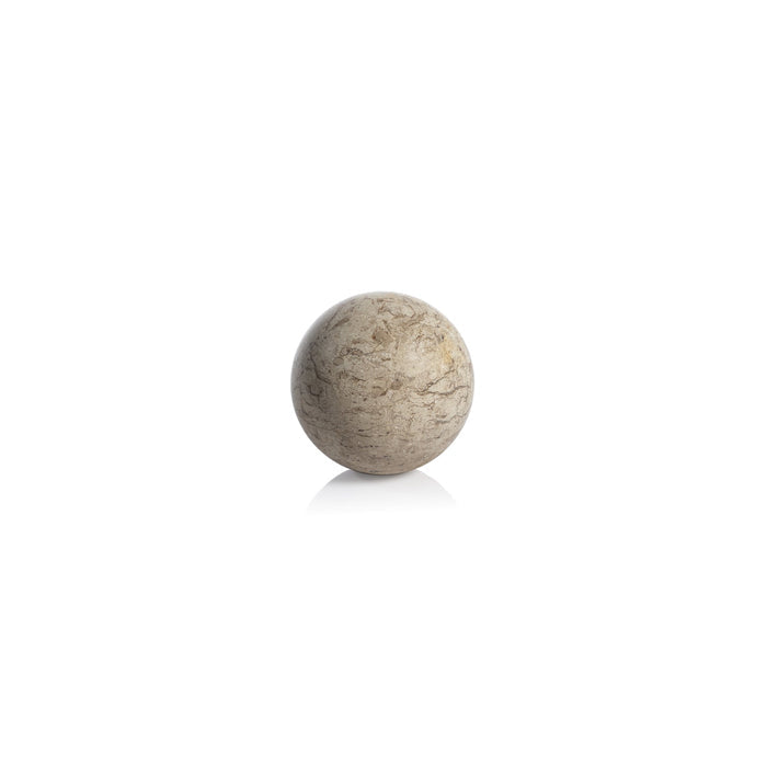 Travertine Stone Fill Ball - Decorative Accessories by Carlyle Avenue