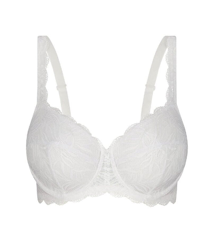 Triumph Essential Lace Balconette Bra - White