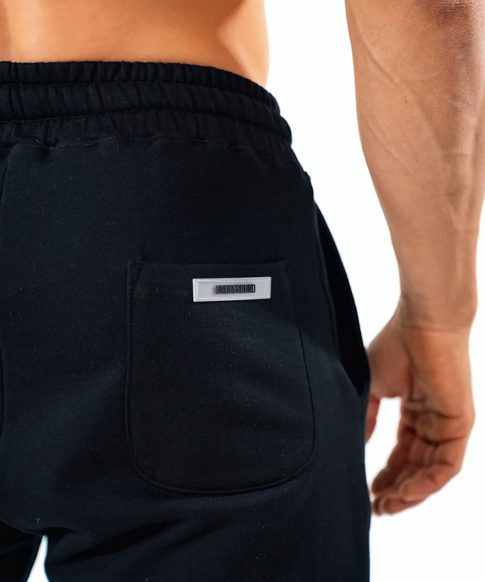 UNDRGROUND Puff Print Joggers (Black)