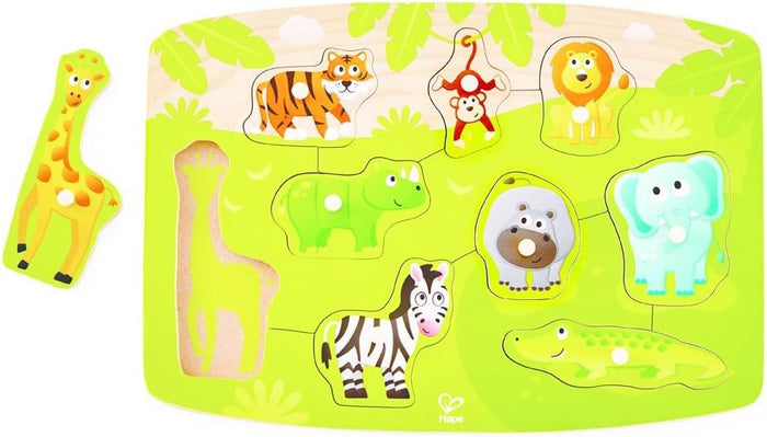 Wild Animal Peg Puzzle